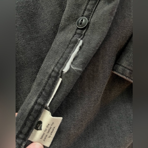 Madewell black denim shirt - Picture 3 of 4